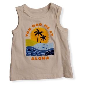 Baby Aloha Summer Beach Palm Tree Tank Top 12 Months